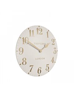 Thomas Kent Arabic Oatmeal Small Wall Clock - 12"